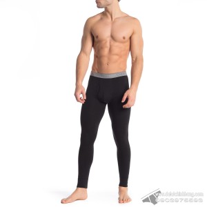 Quần lót nam Calvin Klein NP2090O Textured Long Johns Black